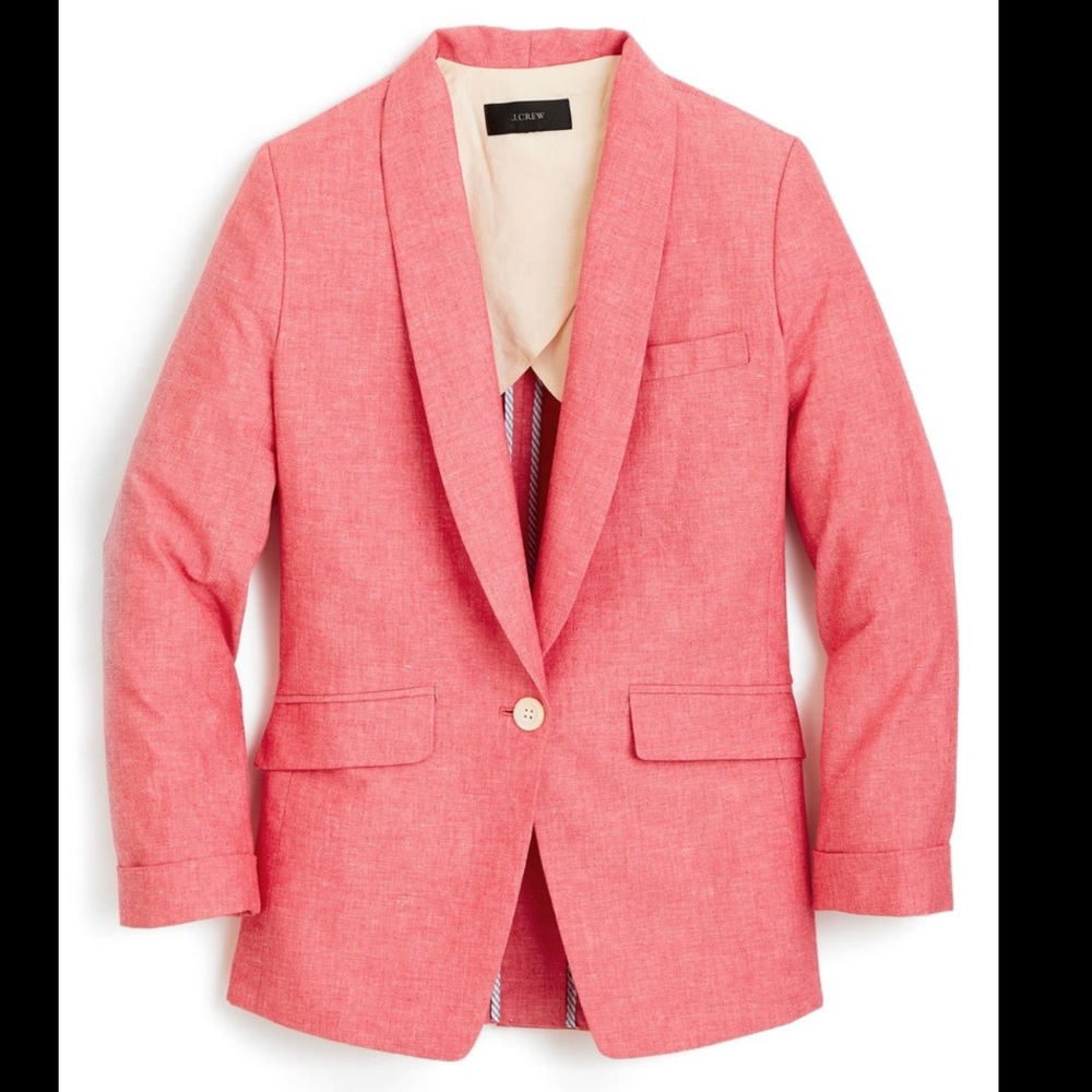 J. Crew• Unstructured cotton linen blazer